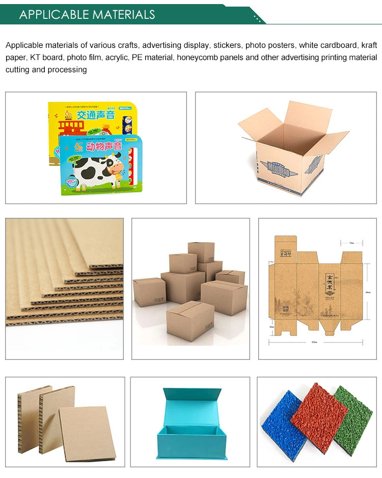 China Competitive Price Carton Corrugated Cardboard Packaging Box Cutting Machine