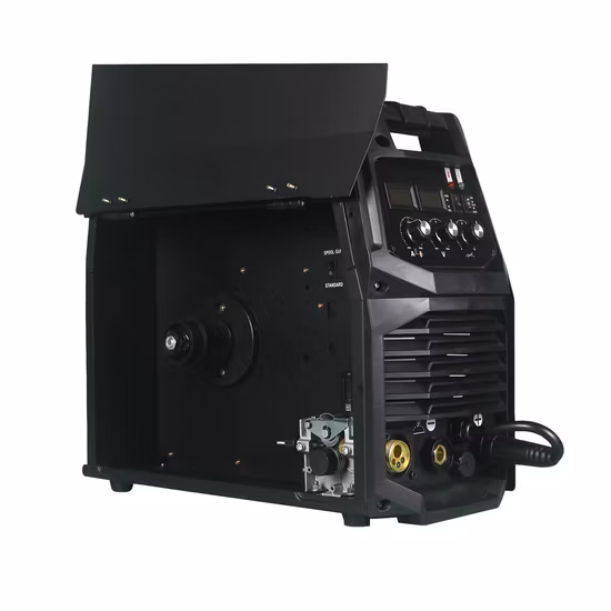 Decapower 110V/220V 4 in 1 MMA TIG Mag MIG Welders Gas Gasless CO2 160 AMPS MIG Welding Machine with Inductance Adjustment for Steel